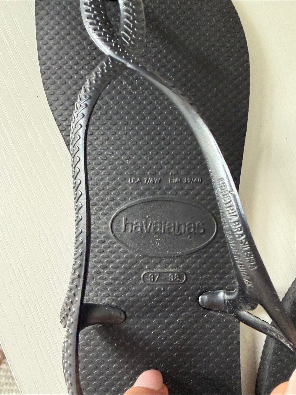 Havaianas Slim Twist Sandals in Black - Picture 2 of 3